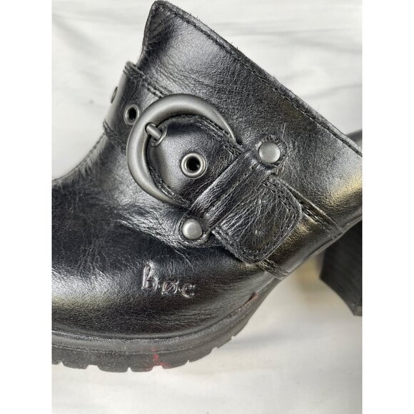 BOC Born Concepts Women's Black Shoes/Slide on Clogs Heel 3.75" Sz 8 SKU 3411 - Picture 7 of 7